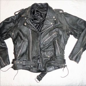 Vintage 1970's Leather jacket size 44